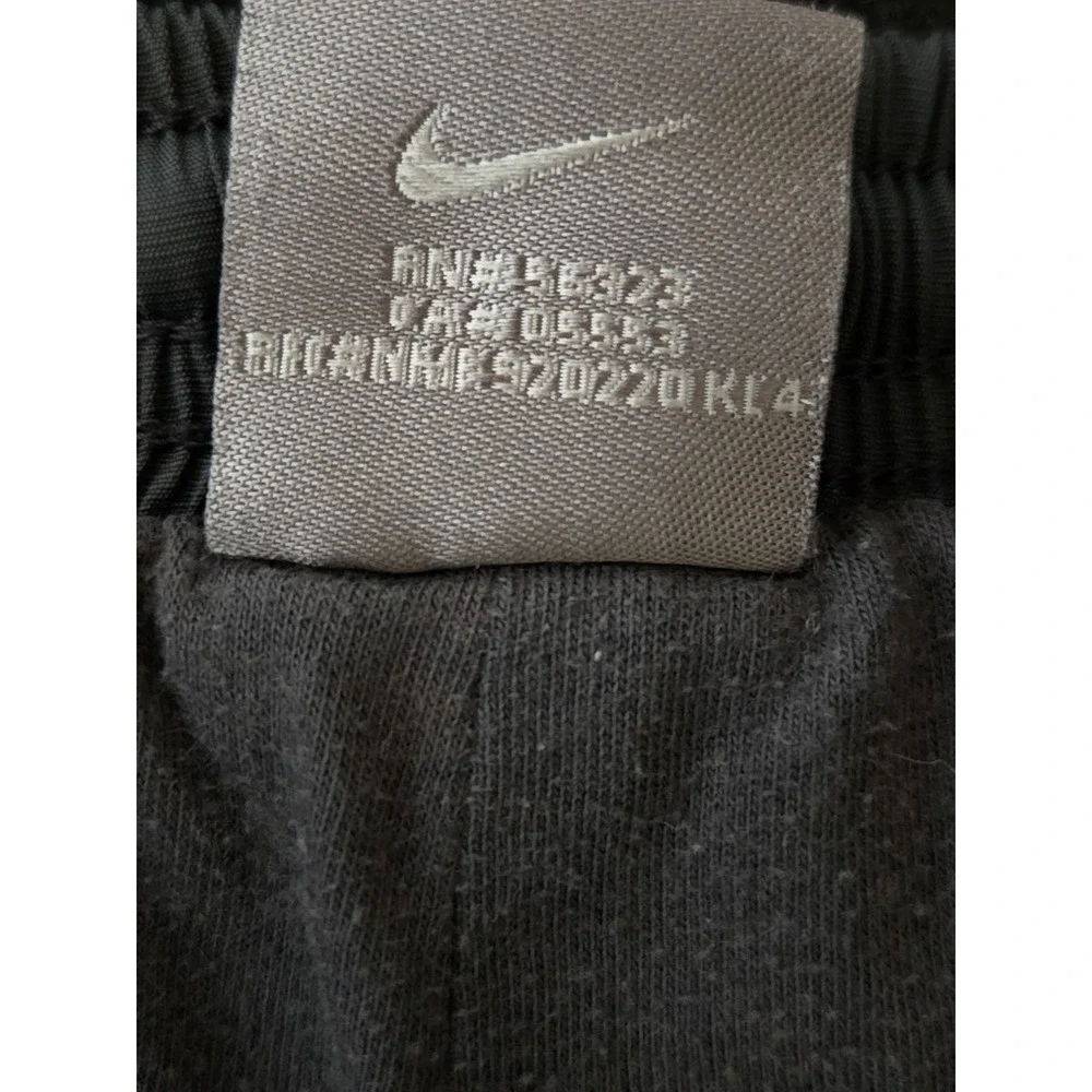 Vintage Nike Track Pants Size Large Cargo Baggy Y2K‎ 90s Swoosh Black Gray Tag